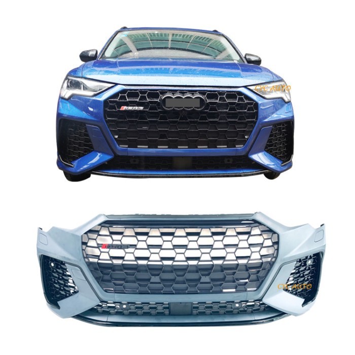 Auto BodyKit RSQ3 bumper for Audi Q3 RSQ3 Style Front Bumper With grill All Accessory 2020 2021