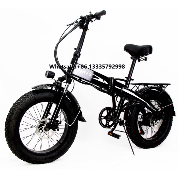 Disiyuan Factory High-end Electric Bicycle 20X4.0 Inch Snow Winter Tires Mountain Electric Bicycle
