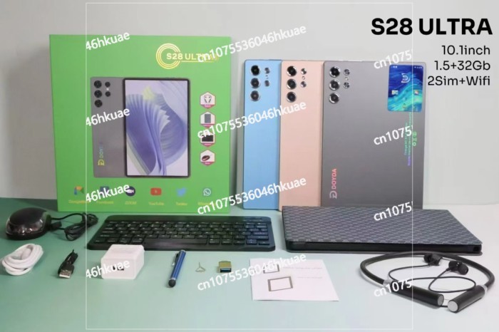 S28 ULTRA 10.1 inch Tab Cross Border UMIIO S24Ultra SMARTTABLET Child Student