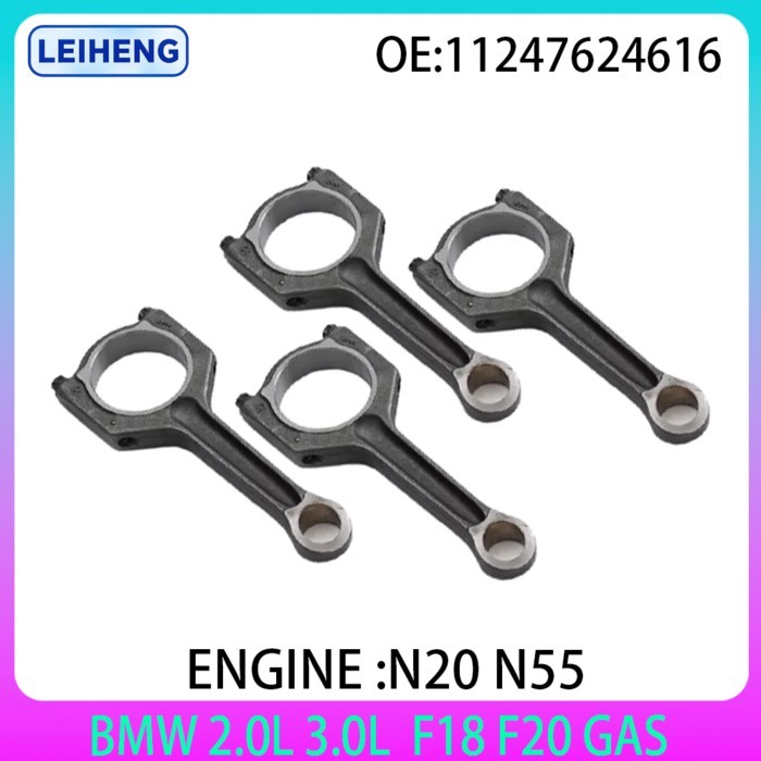 4PCS Con Rods Connecting Rod KIT For BMW 2.0T 328i 420 X3 X4 E84 F10 F30 F32 N20 N55 2.0 L T 112476