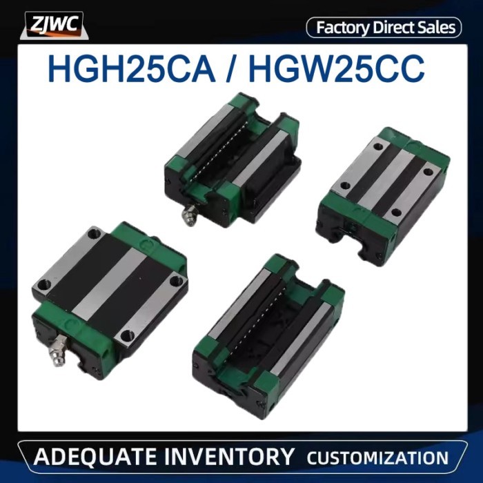 1pc HGH25CA HGW25CC Slider Block Match Use HGR25 Linear Guide For Linear Rail CNC Diy Parts