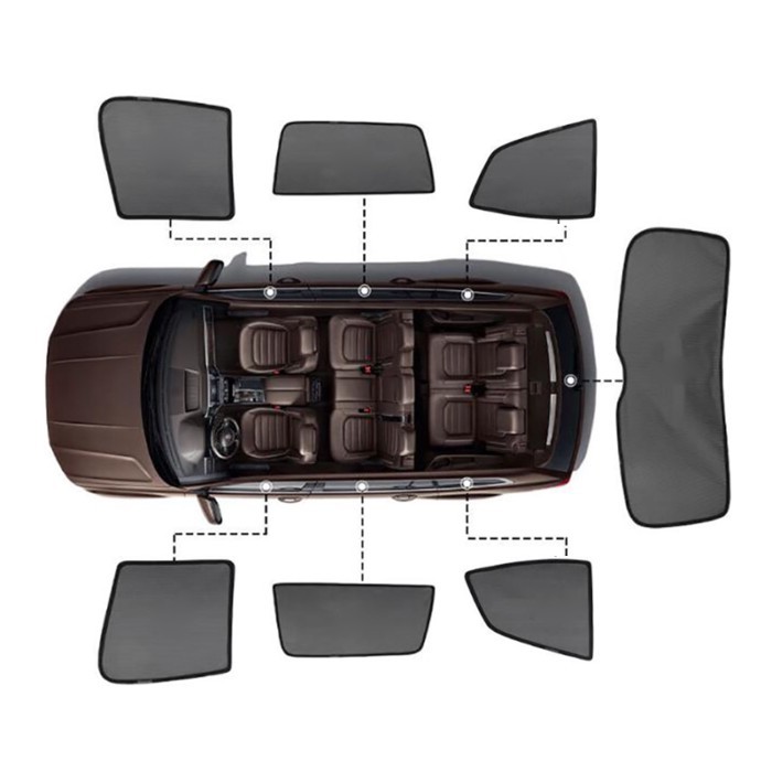 For Lexus RX200 RX200H RX200T RX450H 2016-2020 Magnetic Car Sunshade Mesh Sun shade Side Window Sun