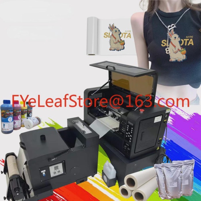factory direct sale xp600 heads a3 dtf heat transfer printer t shirt printing machine for small bus