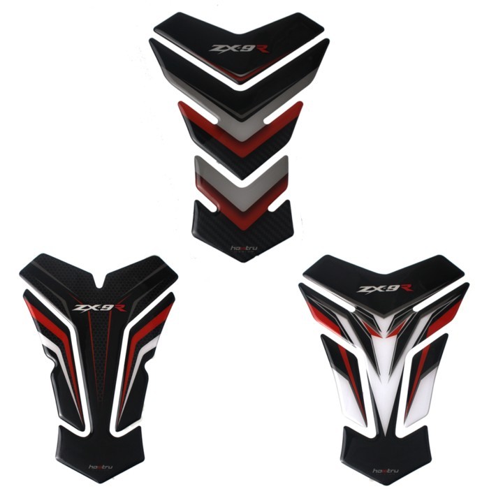 For Kawasaki ZX9R ZX-9R ZX 9R 3D With logo ZX9R Motorcycle Tank Pad Protector Decal Stickers