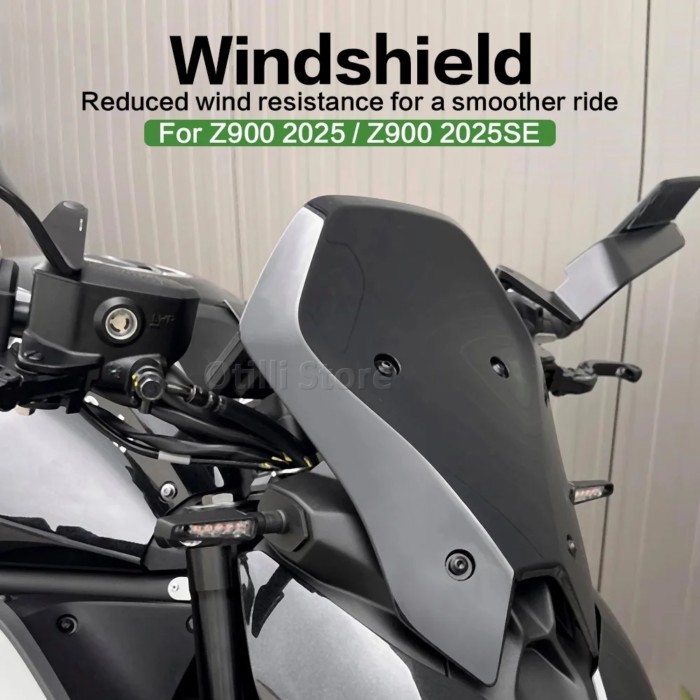 Z900 Motorcycle Accessories Windshield Windscreen For Kawasaki Z900 Z 900 SE Z900SE 2025 Front Wind