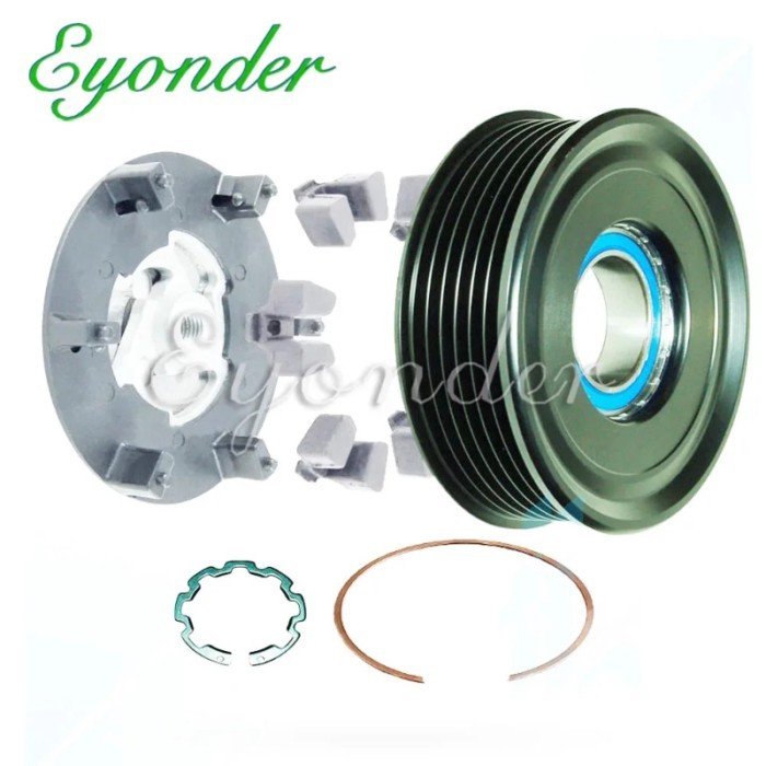 AC Compressor Clutch Pulley for Jaguar XF X250 4.2 XK XJ 8X23-19D629-BA 447190-8260 6W9319D629AB C2