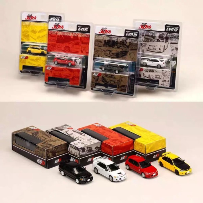 พร้อมส่ง พร้อมส่ง HJ EVO3 EVO4 EK9 EG6 Initial D Mitsubishi Honda Anniversary HOBBY JAPAN