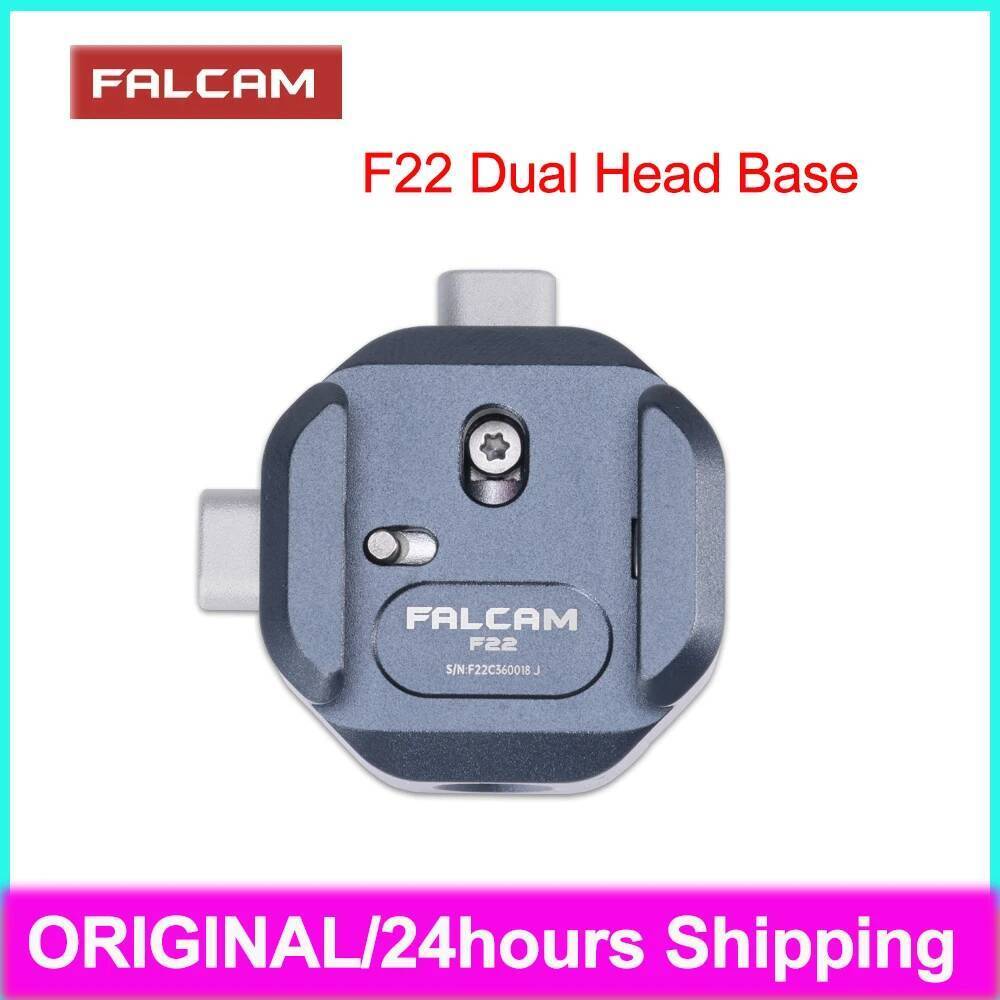 FALCAM F22 Dual Head Base F22A3805 พร้อม F22 Quick Release mount สําหรับเครื่องส่งสัญญาณวิดีโอ Monit