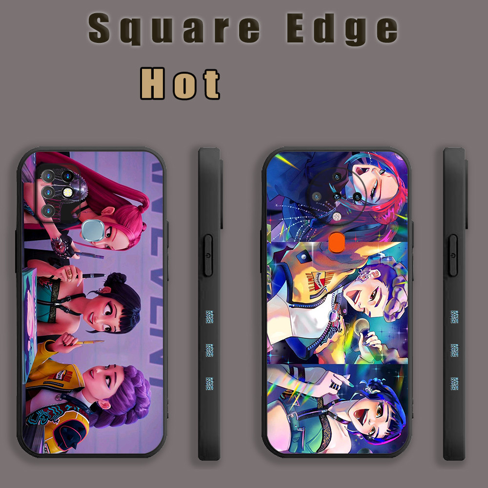 ปลอกสําหรับ Xiaomi POCO M6 PRO C61 M6 X6 F6 PRO C75 X7 Pro F7 PRO Kpop Demon Hunters สีชมพูความงาม K