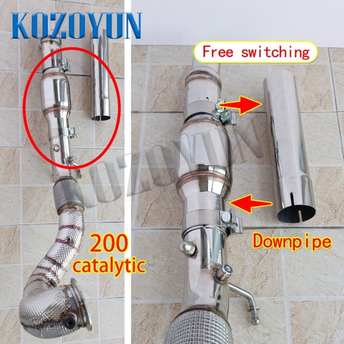 Downpipe CAT Turbo Pipe for MK8 VW GTI 8Y Audi A3 EVO4 FWD 2020+