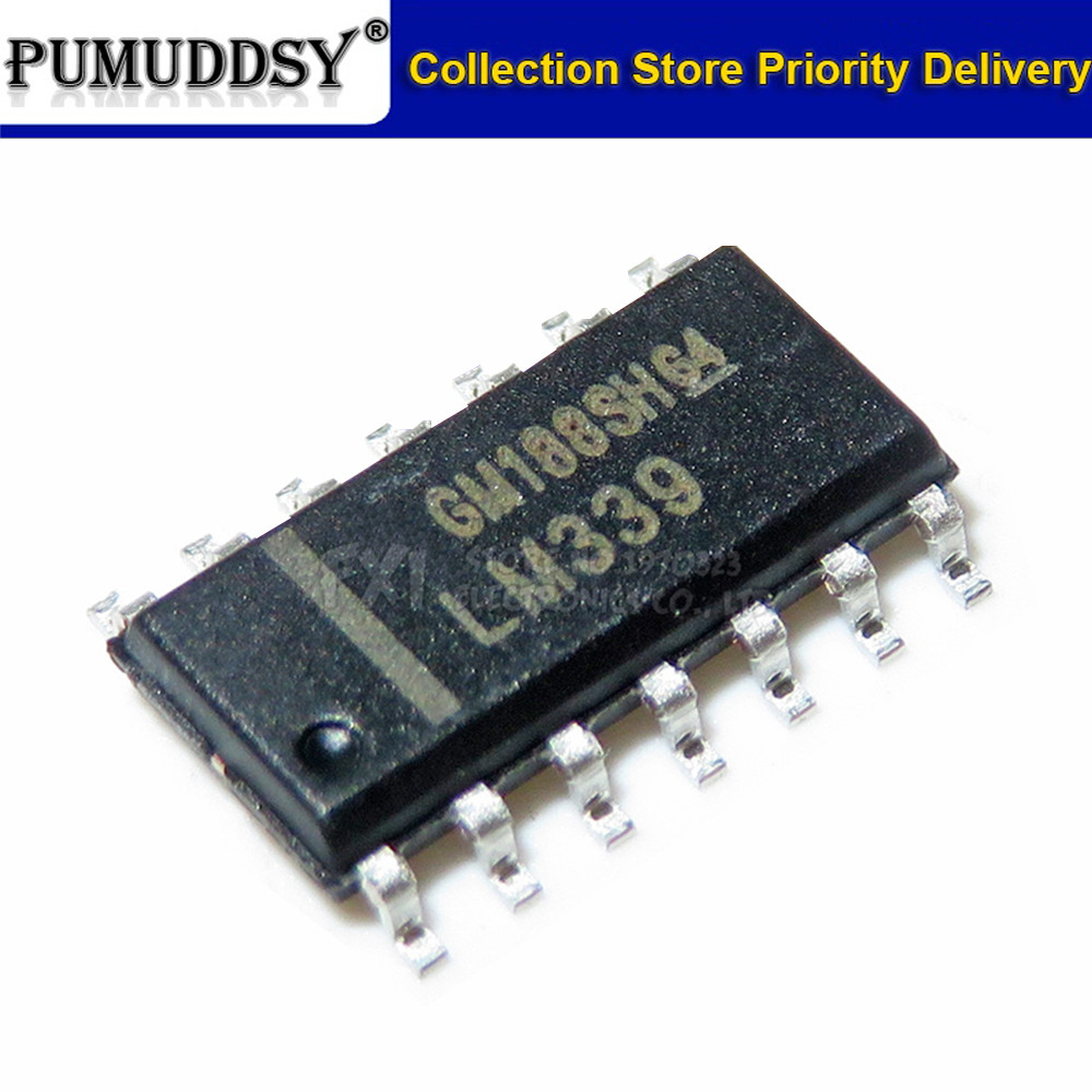 10PCS LM339DR LM339 SOP14 SOP LM339DT SMD LM339DR2G ใหม่เดิม