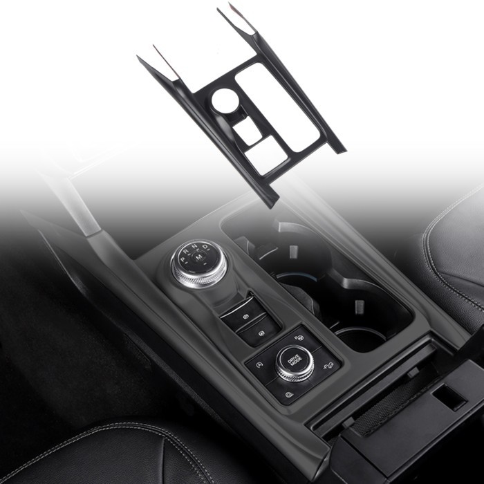 For Ford Explorer U625 2020-2023 LHD!!! Matte Black Interior Gear Shift Panel Decorative Cover Trim