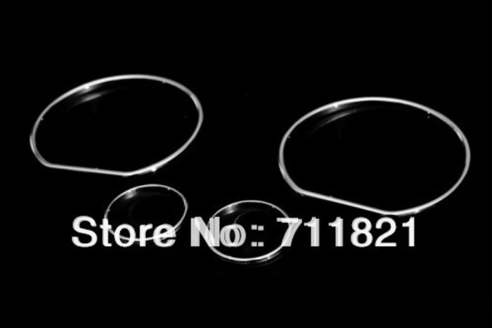 Chrome Dashboard Gauge Ring Set For VW Golf Jetta Vento MK3 / Golf MK4 Cabrio 1998-2002 / Polo MK4/