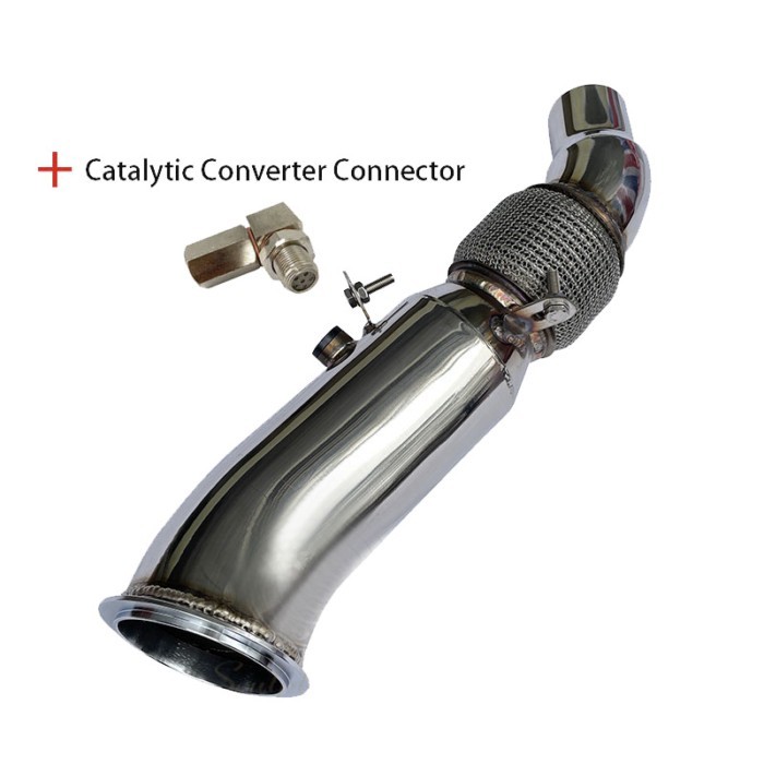 Catless Downpipe For BMW F30 F31 F34 2.0T N20 SS 4" 228i 228ix/11-16 320i 320ix 328i 328ix/ 428i N2