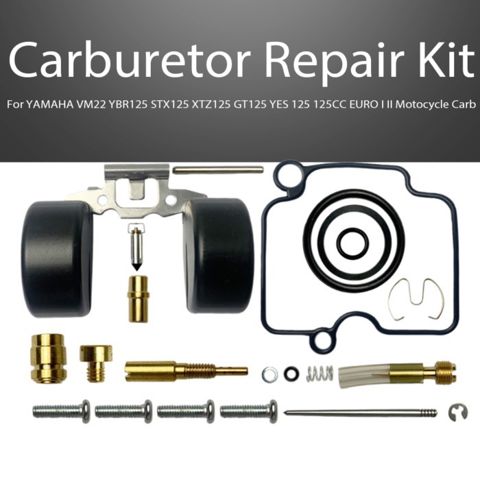 Carburetor Repair Kit For YAMAHA VM22 YBR125 STX125 XTZ125 GT125 YES 125 125CC EURO I II Motocycle