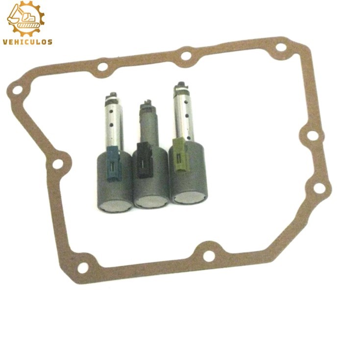AW55-50SN AW55-51SN AF33-5 AW235 RE5F22A Transmission Solenoid Set And Pan Gasket For Volvo C30 C70