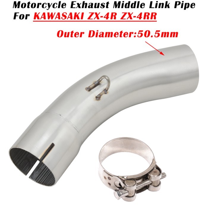 For KAWASAKI ZX-4R ZX-4RR ZX4R ZX4RR ZX 4R 4RR 2023 Motorcycle Exhaust Moto Escape Modified System