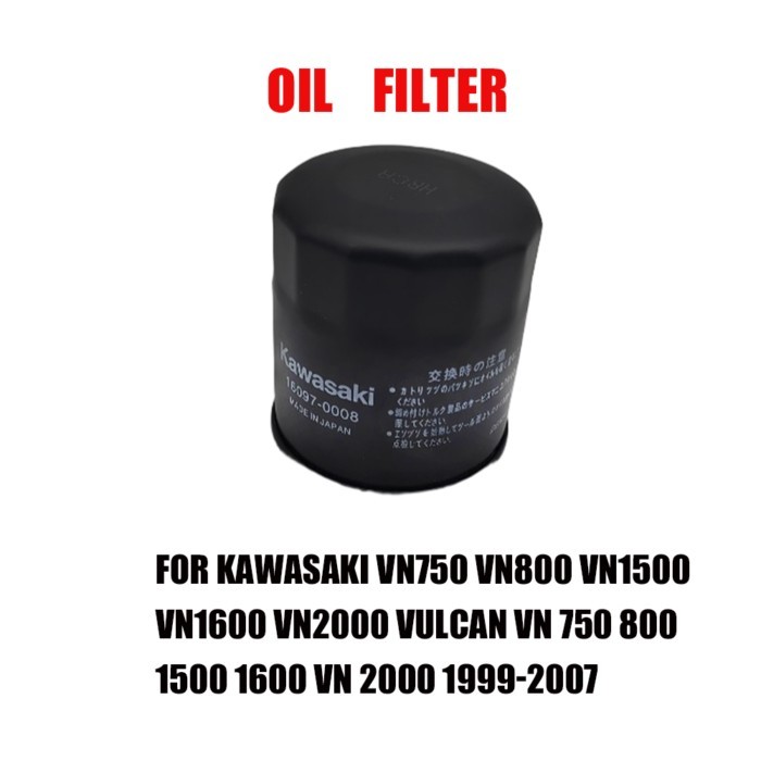 For Kawasaki VN750 VN800 VN1500 VN1600 VN2000 Vulcan VN 750 800 1500 1600 VN 2000 1999-2007 Oil Fil