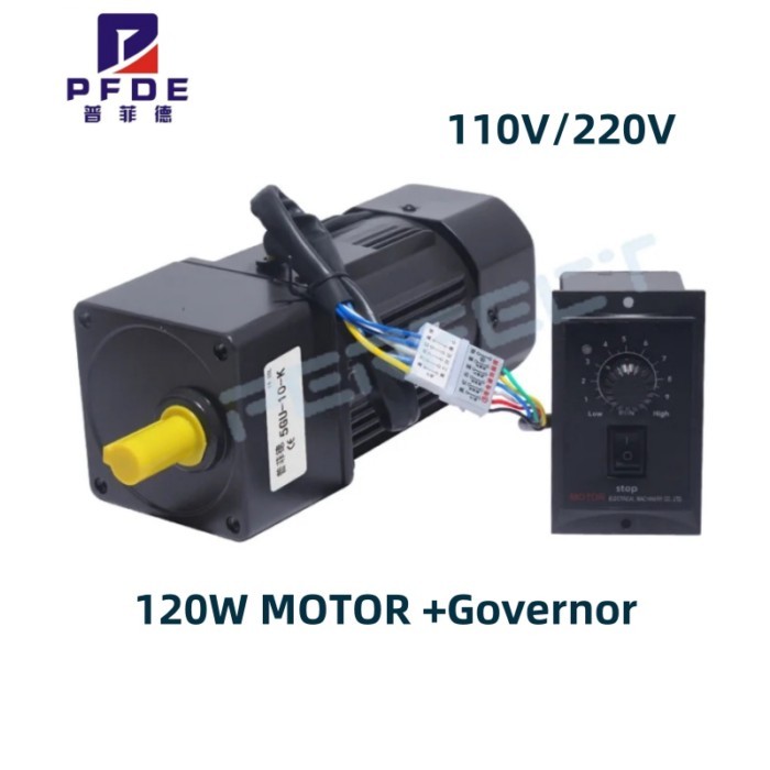120W   110V AC Geared Motors  5RK120GU-CF  Induction Small Machine 2.7/4.5/9/18/22/27/45/90/108/135
