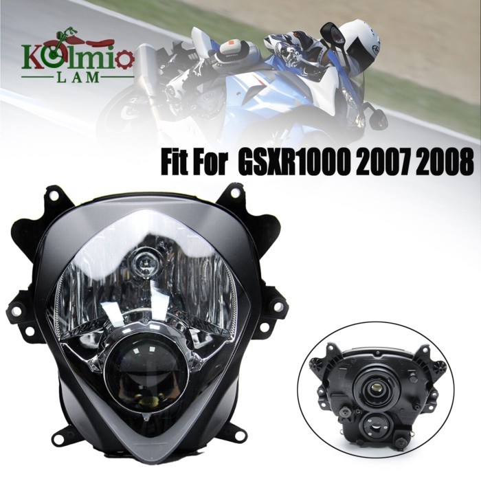 Motorcycle Front Light Fit  For SUZUKI GSXR1000 GSXR 1000 2007 2008 GSX-R 1000 K7 K8 Headlight Head