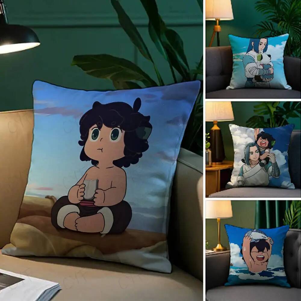 Kwaii อะนิเมะตํานาน Hei หมอนพิมพ์ที่กําหนดเองแปรงขนแกะหมอน, ผิวเด็กสัมผัส, เป็นมิตรกับสิ่งแวดล้อม Dy