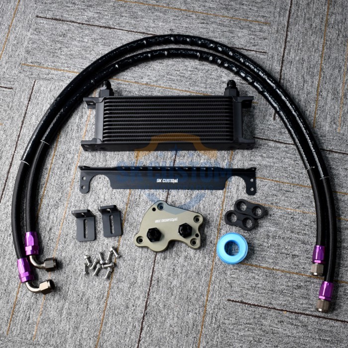 SK CUSTOM For Mini oil cooler kit R50 R52 R53 1.6T JCW GP Cooper S John Cooper Works W11B16A engine