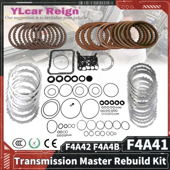 F4A41 F4A42 F4A4B Automatic Transmission Overhaul Master Rebuild Repair Kit Disc Friction Steel Pla