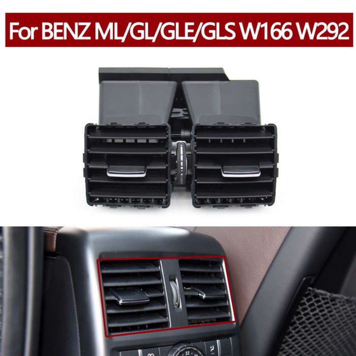 Rear Center Console Air Vent AC Vent Grille Outlet Assembly For Mercedes Benz W166 W292 ML GL GLE G