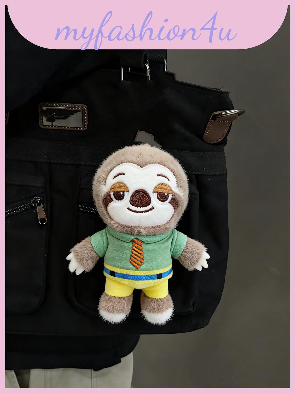 Zootopia Judy น่ารัก Nick Sloth และ Benjamin ตุ๊กตาสําหรับพวงกุญแจเด็ก