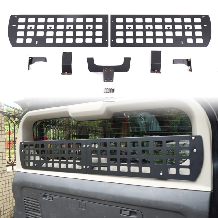 Aluminum Alloy For HUMMER H3 H3T 2005-2009 Car Tailgate Glass Window Storage Fence Bracket Storage