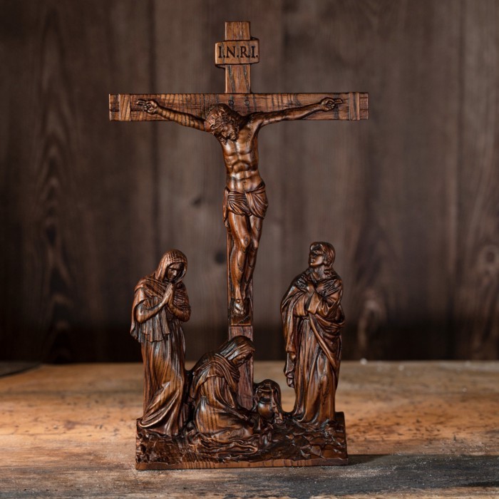 Catholic Jesus crucifixion scene ornaments, Jesus, Jesus, for home decoration, church, religious st