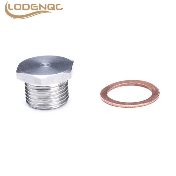 Stainless Steel M18 X 1.5  O2 Oxygen Sensor Plug Fit For American European Japanese Cars and Trucks