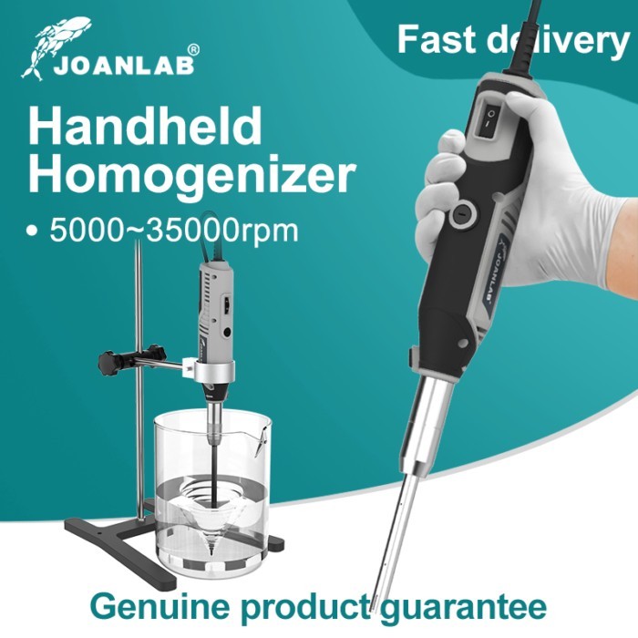 JOANLAB 220V Handheld High-speed Homogenizer Dispersion Emulsifier Laboratory Cell Tissue Crusher M
