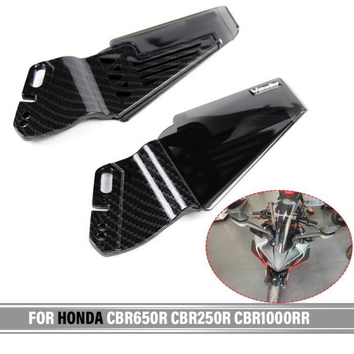 For HONDA CBR650R CBR600RR CBR1000RR CBR500R CBR250R Motorcycle Winglet Aerodynamic Wing Kit Spoile