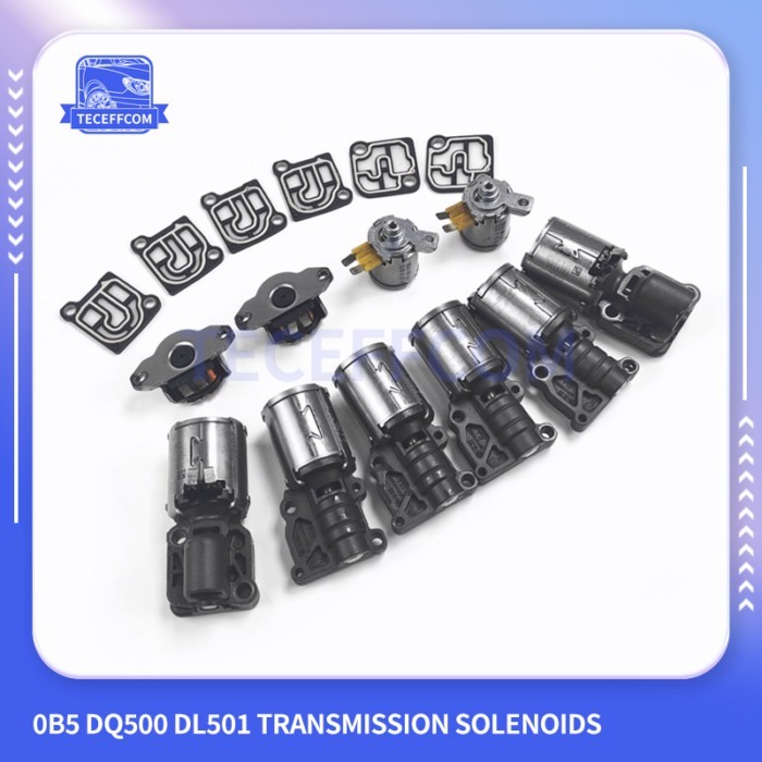 0B5 DQ500 DL501 Transmission Solenoids & Gasket For for Audi A4 A5 Q5 A6 A7 S-Tronic N440 N436 N471