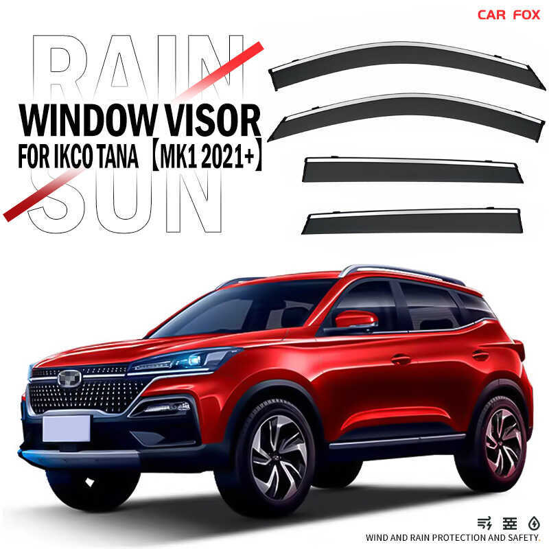 เหมาะสําหรับ IKCO Tana สปอยเลอร์บังแดดกันฝน IKCO Tana ที่บังแดดหน้าต่าง