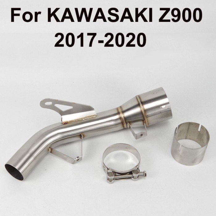Motocross Motorcycle Exhaust Pipe Muffler Middle Pipe For Z900 Z 900 Z900E Z900 E Z 900 E 2017-2020