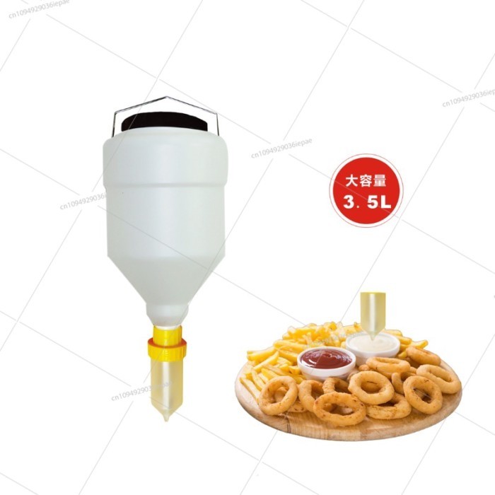 Large-caliber hanging sauce bottle sauce bucket large-capacity squeeze bottle stall Good quality