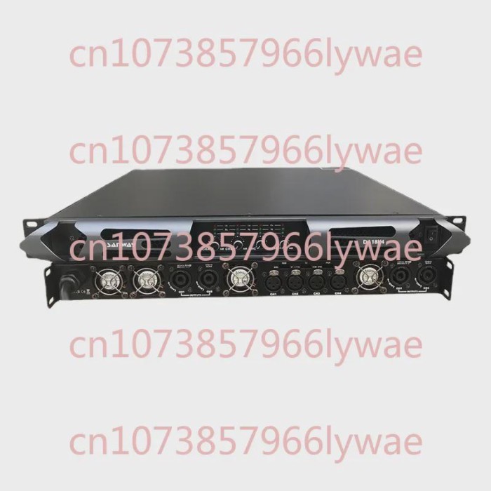 DA18K4 18000W 4 Channel 1U Class D Stereo Audio Power Amplifier