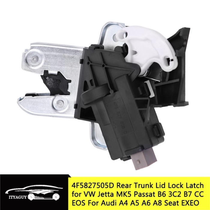 Car Rear Trunk Boot Lid Lock Latch Actuator 4F5 827 505 D 4E0 827 505 C For VW Passat B7 EOS Jetta