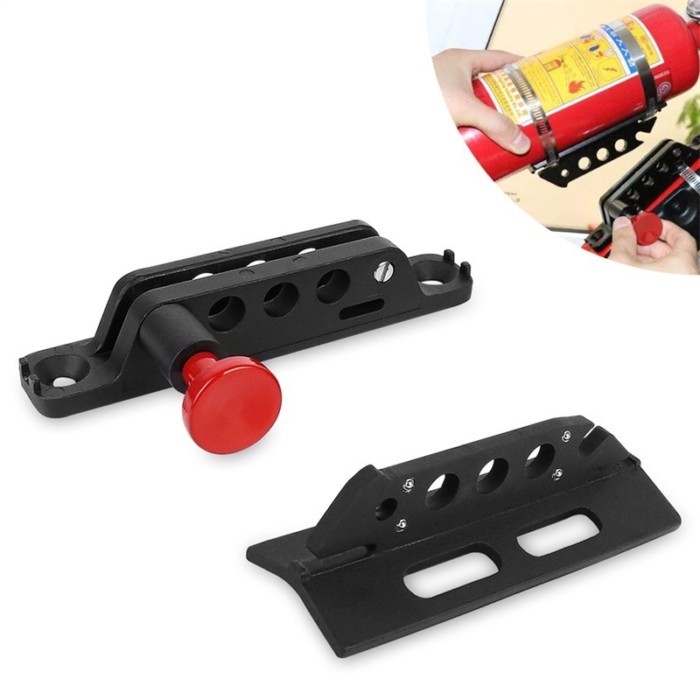 OVOVS Adjustable Roll Bar Fire Extinguisher Holder Quick Release Fire Extinguisher Mount