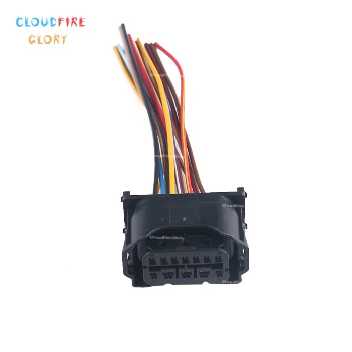 CloudFireGlory 61132359991 12 Pin Headlight Plug Wiring For BMW F01 F02 E63 E64 E90 RR9V