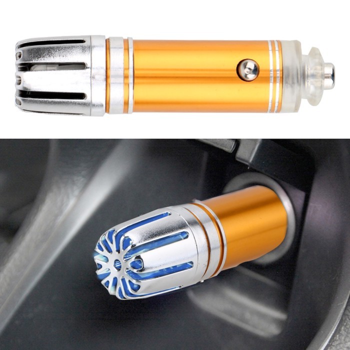 Oxygen Bar Ozone Ionizer Cleaner Mini Car Air Purifier Universal Car Air Freshener 12V Auto Fresh A