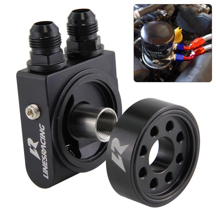 73 Degree C Thermostatic Oil Cooler Sandwich Adapter & Spacer Fits for Subaru BRZ for Toyota 86 13-