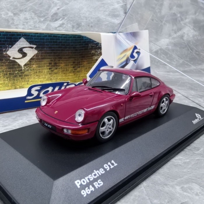 SOLIDO 1/43 PORSCHE 911 964 RS โมเดลรถอัลลอย