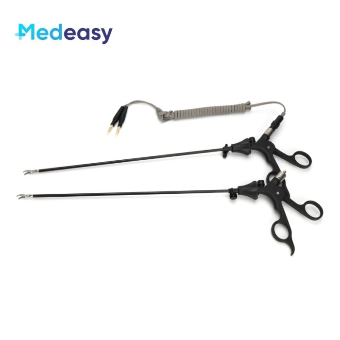 Laparoscopic Bipolar Forceps with Cable Laparoscopy Reusable Bipolar Coagulation Forceps