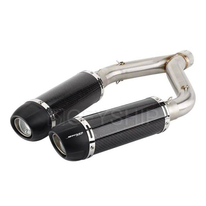 For Aprilia SHIVER 900 2017 2018 2019 2020 SHIVER 900 SL900 Escape Slip-on Motorcycle Exhaust Muffl