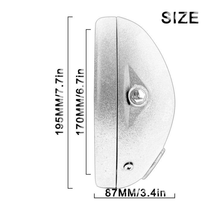 Motorcycle LED Headlight Housing 7 Inch Retro Modified Headlight Base 7inch LED Headlight Shell Buc
