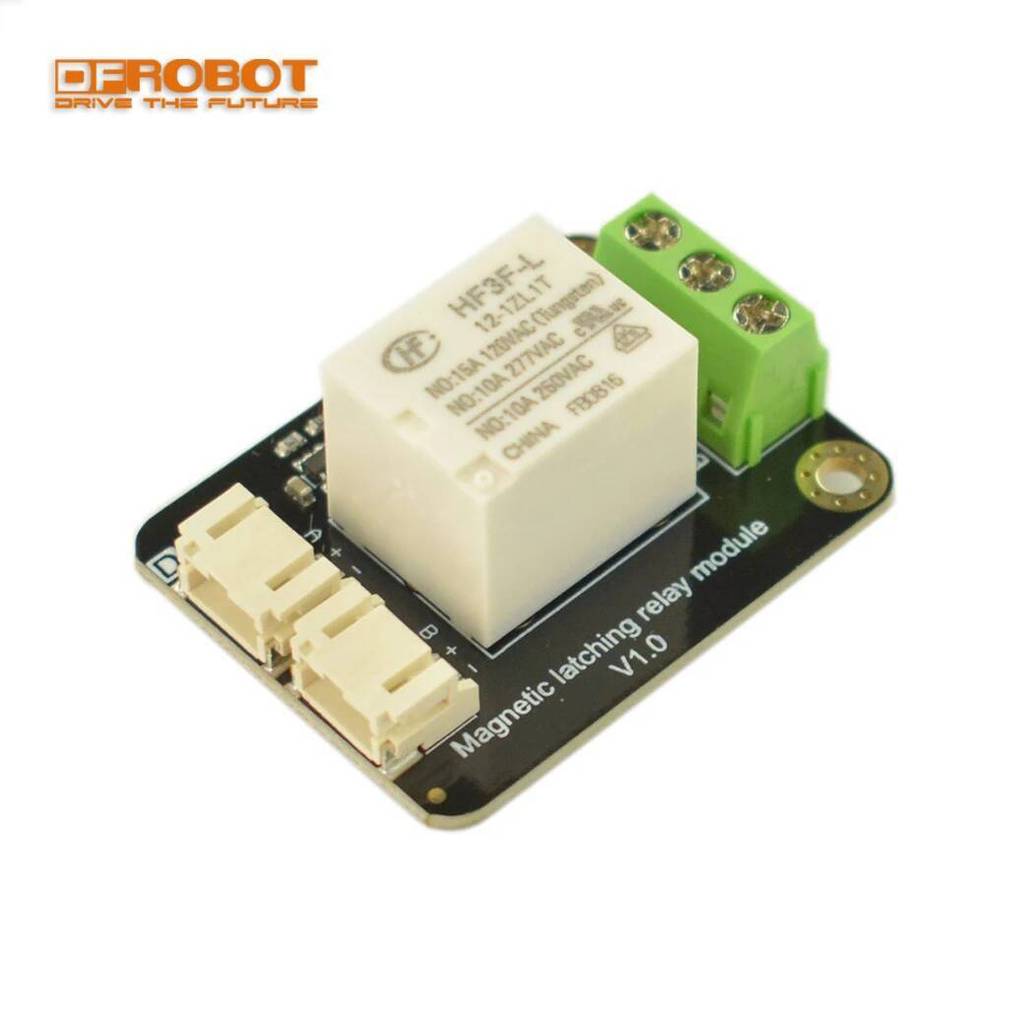 DFRobot Gravity Magnetic Latching Relay Noiseless สําหรับสมาร์ทซ็อกเก็ตแสงสวิทช์ Arduino ESP32 Raspb
