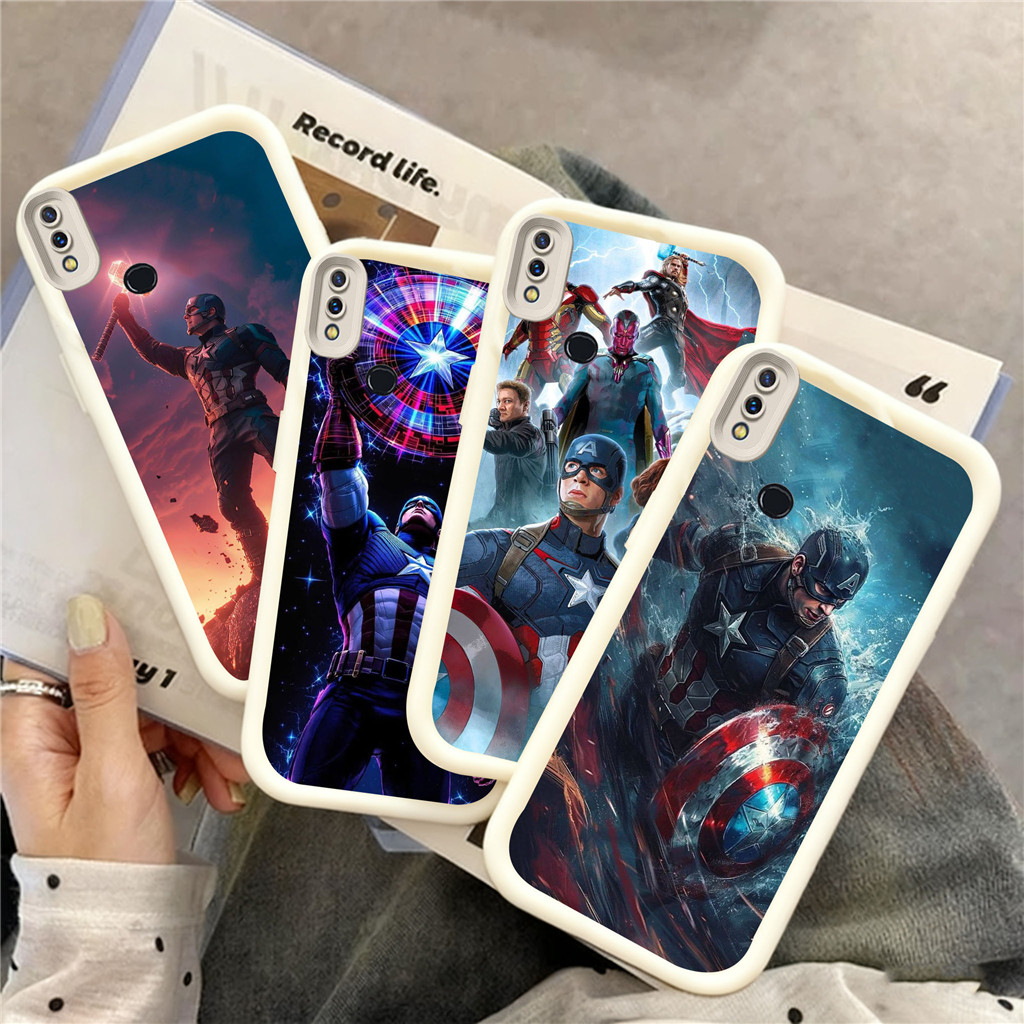 WB51 Marvel กัปตันอเมริกาปลอกสําหรับ Hp ชุบ Samsung A31 A52S A51 A52 A33 A50s A34 A32 A35 A50 A30s 5